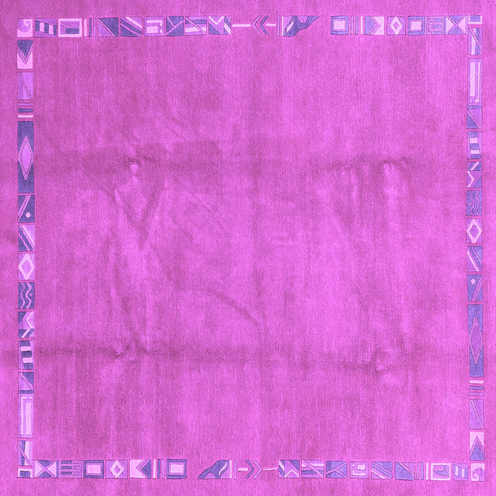 Square Abstract Purple Modern Rug, abs3066pur