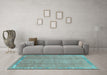 Machine Washable Abstract Light Blue Modern Rug in a Living Room, wshabs3066lblu