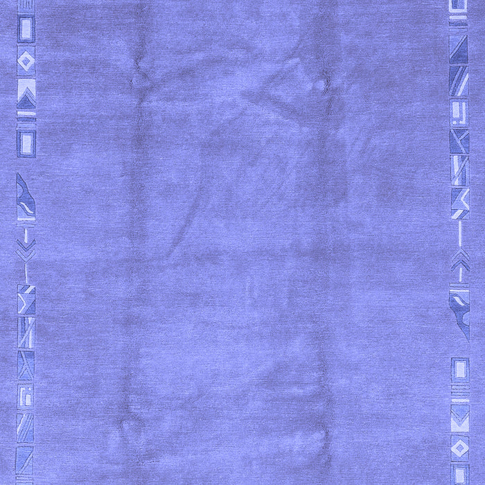 Abstract Blue Modern Rug, abs3066blu