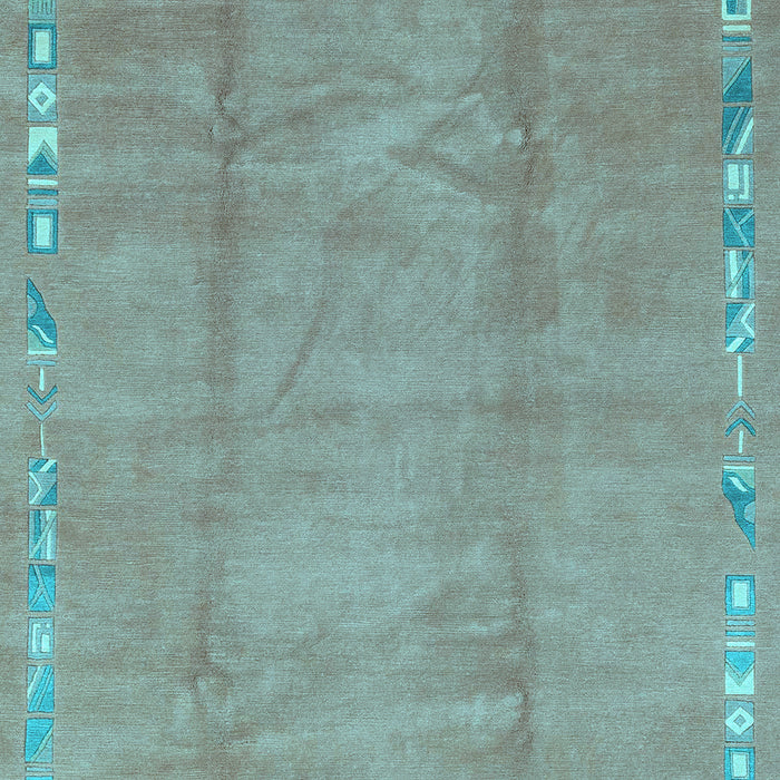 Machine Washable Abstract Light Blue Modern Rug, wshabs3066lblu