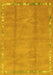 Abstract Yellow Modern Rug, abs3066yw