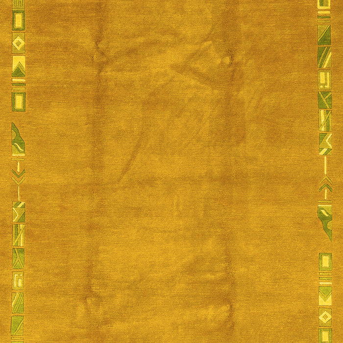 Abstract Yellow Modern Rug, abs3066yw