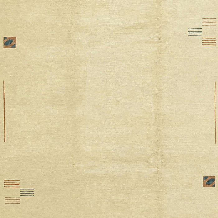 Machine Washable Abstract Brown Gold Rug, wshabs3067