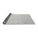 Sideview of Solid Gray Modern Rug, abs3067gry