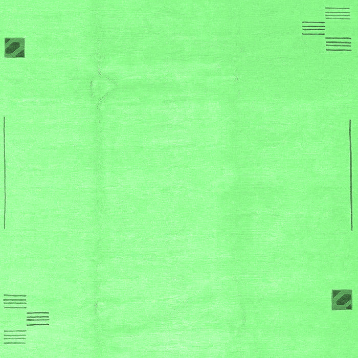 Machine Washable Solid Emerald Green Modern Area Rugs, wshabs3067emgrn