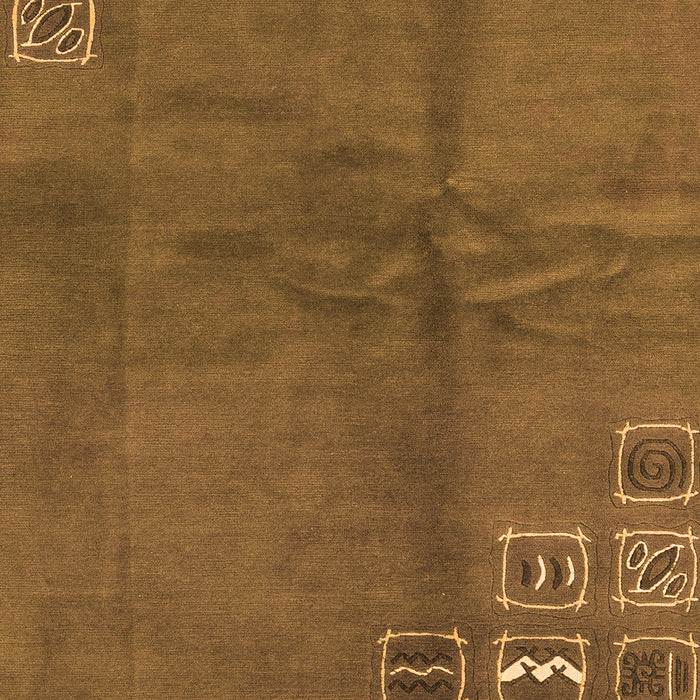 Abstract Orange Modern Rug, abs3068org