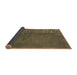 Sideview of Abstract Brown Modern Rug, abs3068brn