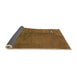 Sideview of Abstract Orange Modern Rug, abs3068org