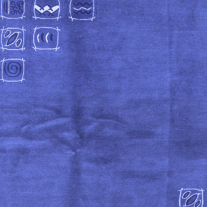 Abstract Blue Modern Rug, abs3068blu