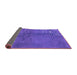 Sideview of Abstract Purple Modern Rug, abs3068pur