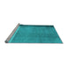 Sideview of Machine Washable Abstract Light Blue Modern Rug, wshabs3069lblu