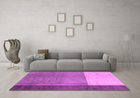 Machine Washable Abstract Pink Modern Rug, wshabs3069pnk