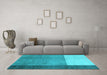 Machine Washable Abstract Light Blue Modern Rug in a Living Room, wshabs3069lblu