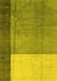 Abstract Yellow Modern Rug, abs3069yw