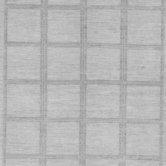 Machine Washable Solid Gray Modern Rug, wshabs306gry