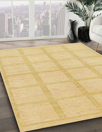 Abstract Orange Solid Rug, abs306