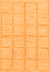 Solid Orange Modern Rug, abs306org