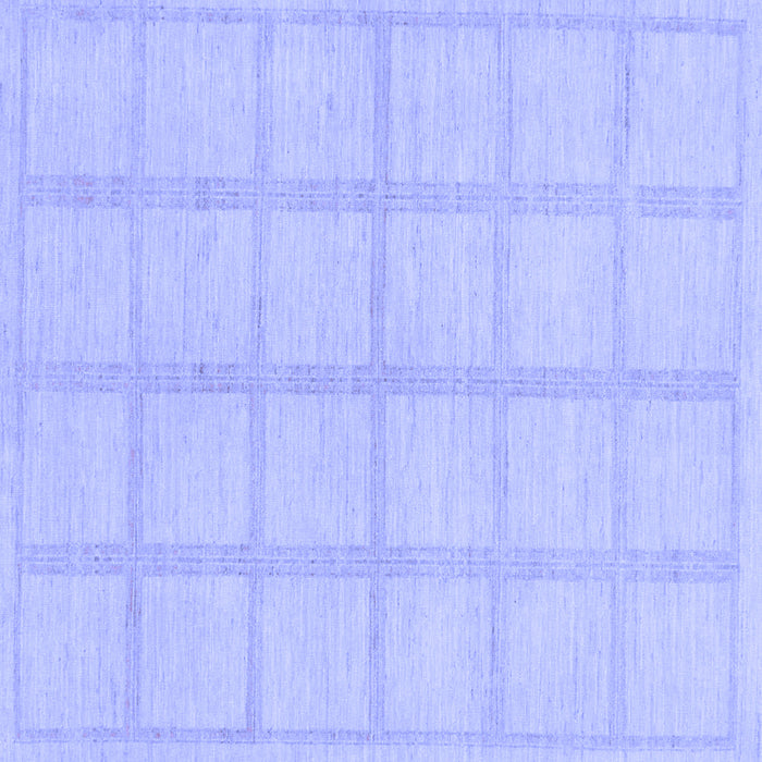 Square Solid Blue Modern Rug, abs306blu