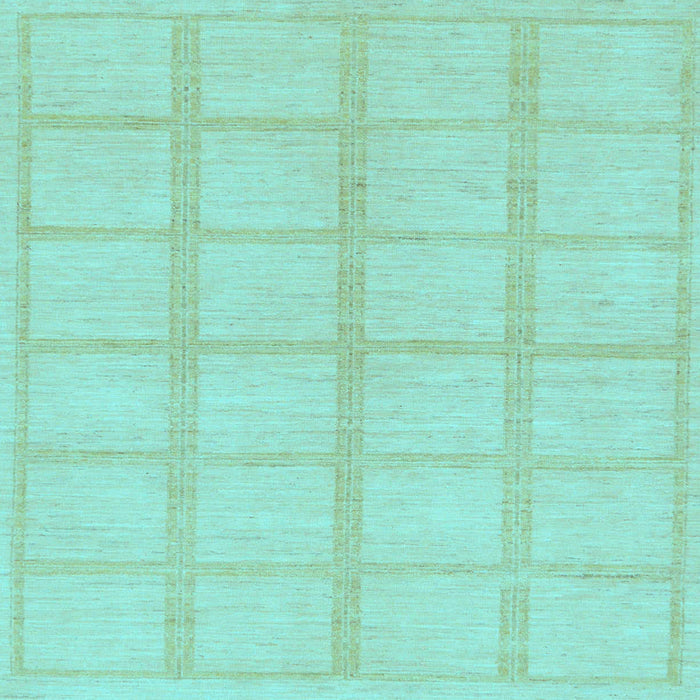 Square Machine Washable Solid Light Blue Modern Rug, wshabs306lblu