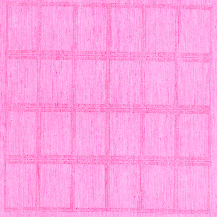 Square Solid Pink Modern Rug, abs306pnk