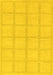 Solid Yellow Modern Rug, abs306yw