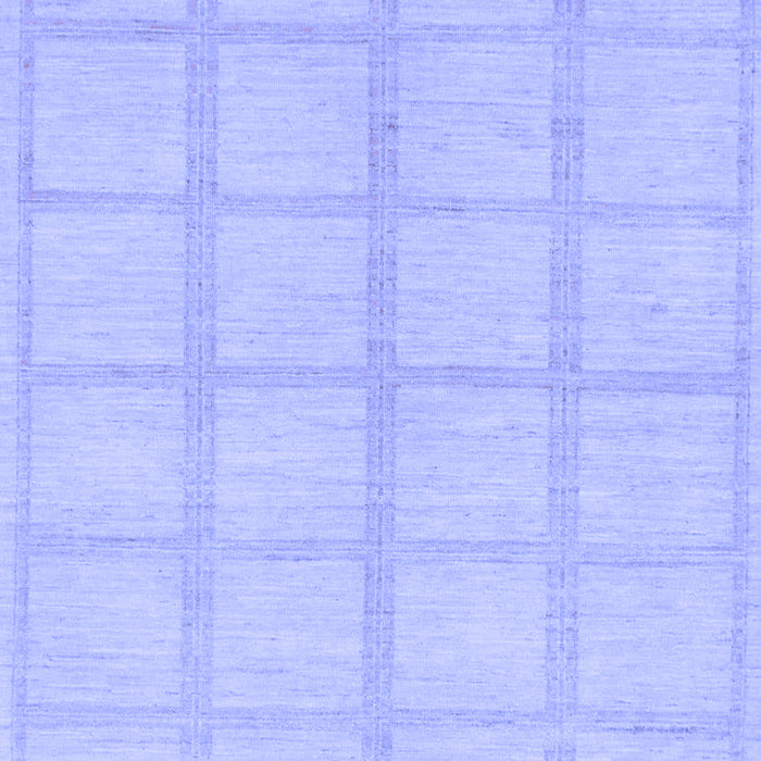 Machine Washable Solid Blue Modern Rug, wshabs306blu