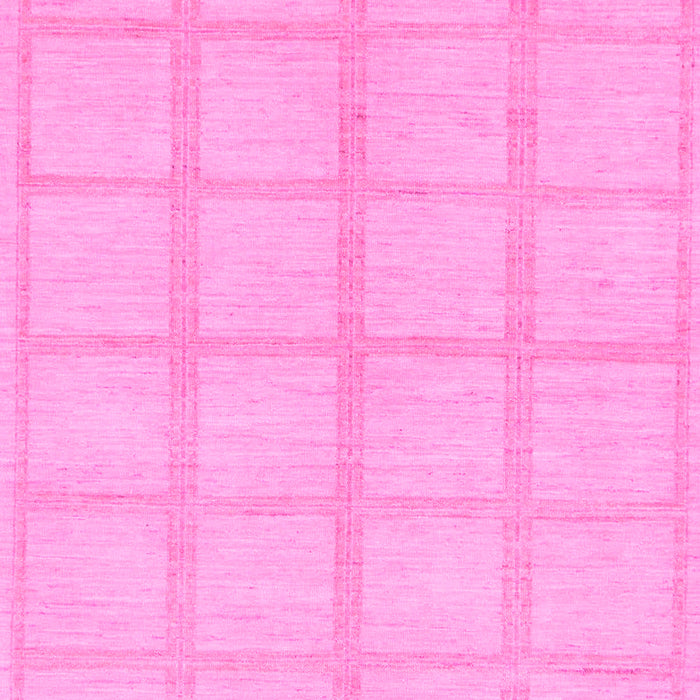 Machine Washable Solid Pink Modern Rug, wshabs306pnk