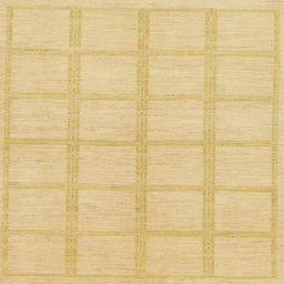 Square Abstract Orange Solid Rug, abs306