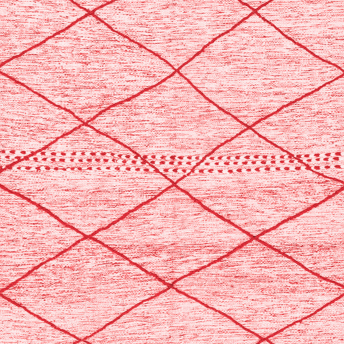 Machine Washable Solid Red Modern Rug, wshabs3070red