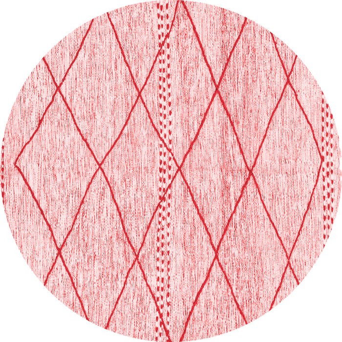 Machine Washable Solid Red Modern Rug, wshabs3070red