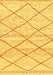 Solid Yellow Modern Rug, abs3070yw