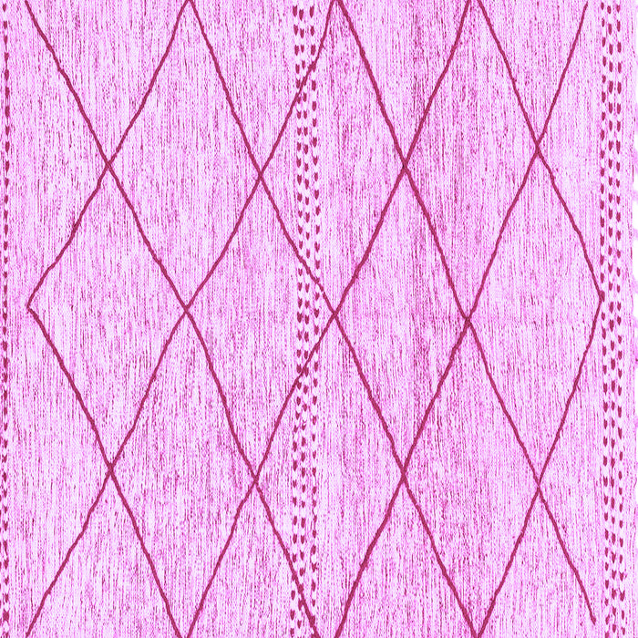 Square Machine Washable Solid Purple Modern Area Rugs, wshabs3070pur