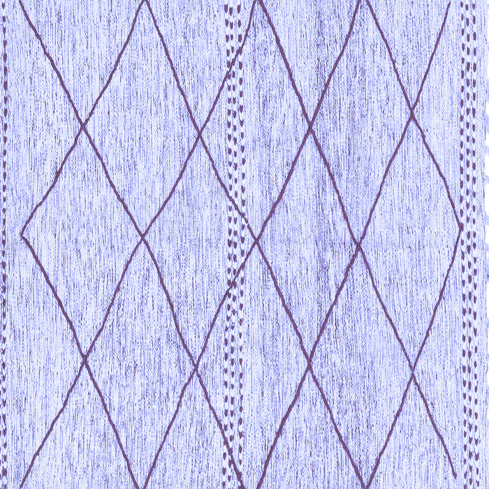 Square Machine Washable Solid Blue Modern Rug, wshabs3070blu