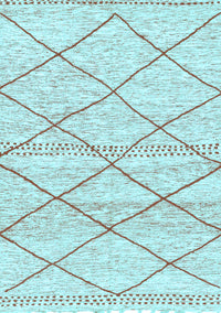 Solid Light Blue Modern Rug, abs3070lblu