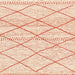 Square Machine Washable Abstract Orange Rug, wshabs3070