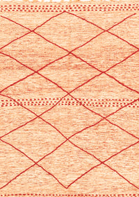 Solid Orange Modern Rug, abs3070org