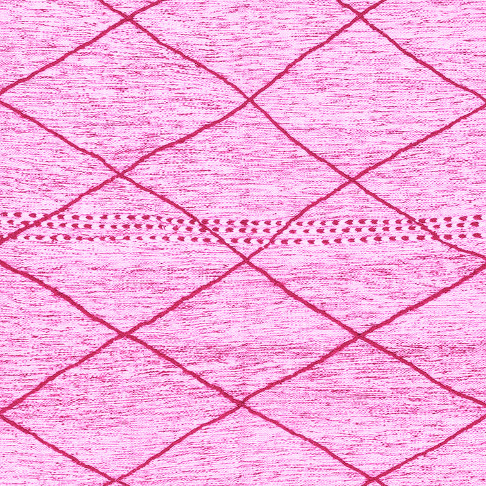 Machine Washable Solid Pink Modern Rug, wshabs3070pnk