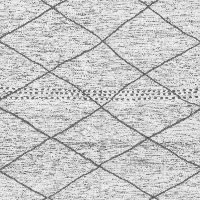 Machine Washable Solid Gray Modern Rug, wshabs3070gry