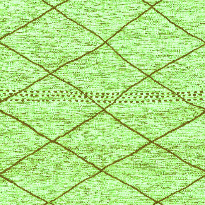 Machine Washable Solid Green Modern Area Rugs, wshabs3070grn