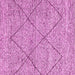 Square Machine Washable Abstract Pink Modern Rug, wshabs3071pnk