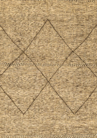 Abstract Brown Modern Rug, abs3071brn