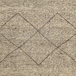 Square Machine Washable Abstract Gold Rug, wshabs3071