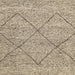 Square Machine Washable Abstract Gold Rug, wshabs3071