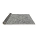 Sideview of Abstract Gray Modern Rug, abs3071gry