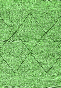 Abstract Green Modern Rug, abs3071grn