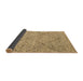 Sideview of Abstract Brown Modern Rug, abs3071brn