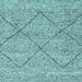 Square Abstract Light Blue Modern Rug, abs3071lblu