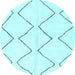 Round Solid Light Blue Modern Rug, abs3072lblu