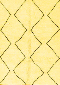 Solid Yellow Modern Rug, abs3072yw