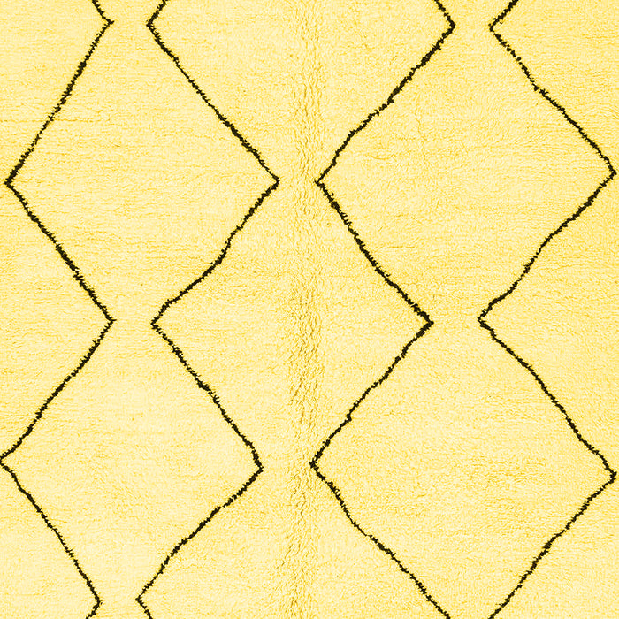 Solid Yellow Modern Rug, abs3072yw